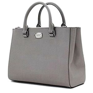 Michael Kors Kelleen leather Taupe Medium bag